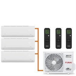Мульти сплит система FUNAI RAM-I-SG30HP.W03х3/RAMI-2OK80HP.02/U — фото 1