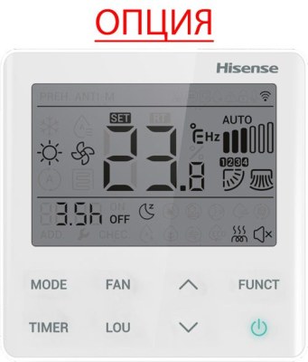 Кассетный кондиционер Hisense AUC-24HR4RJC2/PE-QFA/CD/AUW-24H4RF2 — фото 2