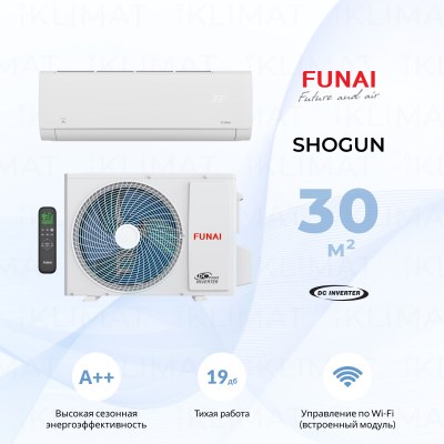 Настенный кондиционер FUNAI RAC-I-SG30HP.D04 — фото 1