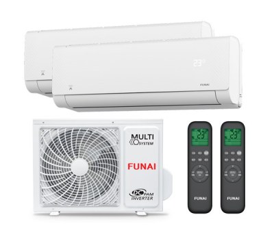 Мульти сплит система FUNAI RAM-I-SG25HP.W02х2/RAM-I-2OK55HP.02/U — фото 1