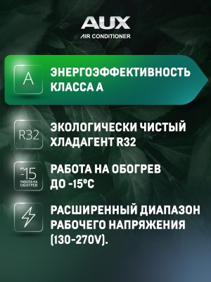 Настенный кондиционер AUX ASW-H07A4/CB-R2DI/AS-H07A4/CB-R2DI — фото 7