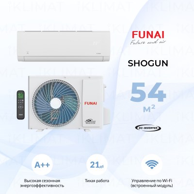 Настенный кондиционер FUNAI RAC-I-SG55HP.D04 — фото 1